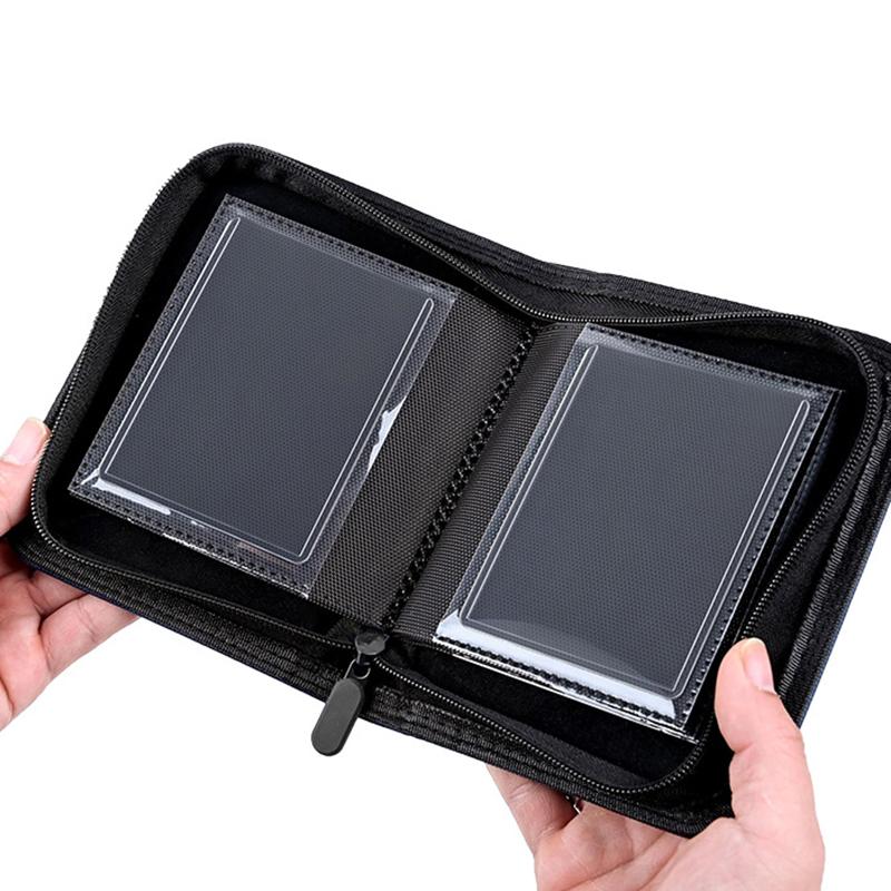 Trading Card Binder - สมุดใส่การ์ดแบบพกพา 40 ช่อง กันน้ำ หนัง PU