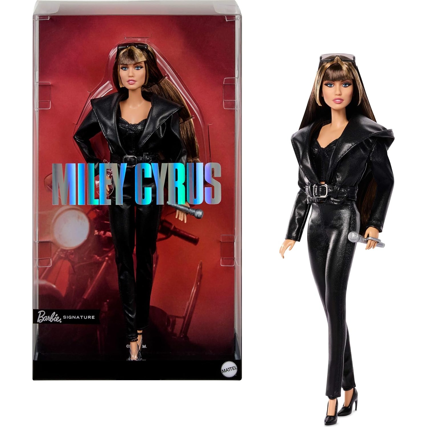 Mattel Toy Barbie - ตุ๊กตาบาร์บี้ซิกเนเจอร์ของแท้จากแมทเทล รุ่นมายลีย์ ไซรัส ตุ๊กตาข้อต่อขยับได้ ของขวัญคริสต์มาสและวันเกิด ของเล่นสะสม