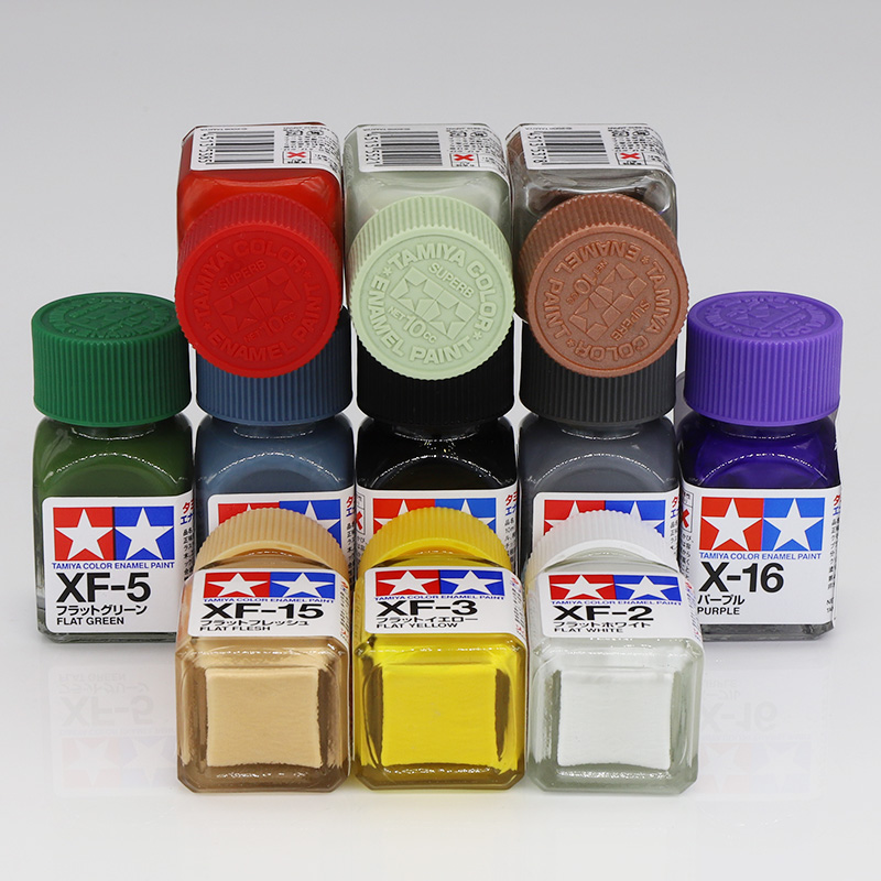Tamiya โมเดลการสูญเสียสีเคลือบ - Tamiya Model Paint Set บทวิจารณ์และราคา